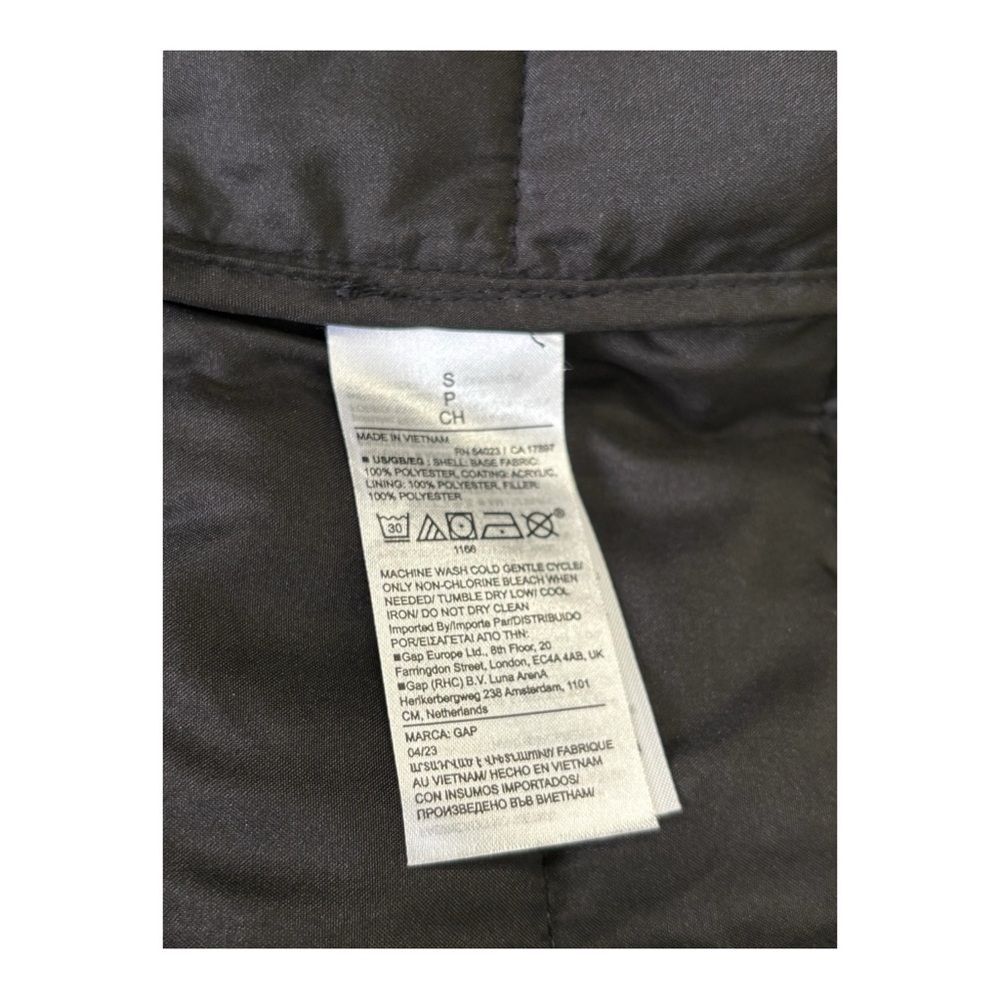 Gap Cold Control Puffer Vest Size Small Black - image 6